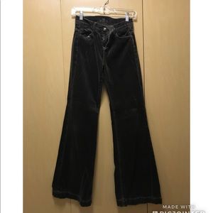 7 For All Mankind Velvet Bell Bottoms